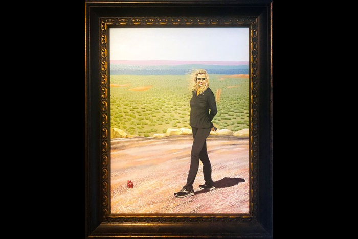 Wife on Enchanted Rock Texas