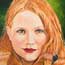 An oil painting of Amanda Clark, my friend.'.