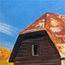 Painting of the corn maze barn in Valle Crucis NC.