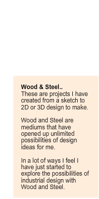 About my wood and steel projects.