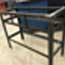 Porch table welded up in the raw before angle grinding.